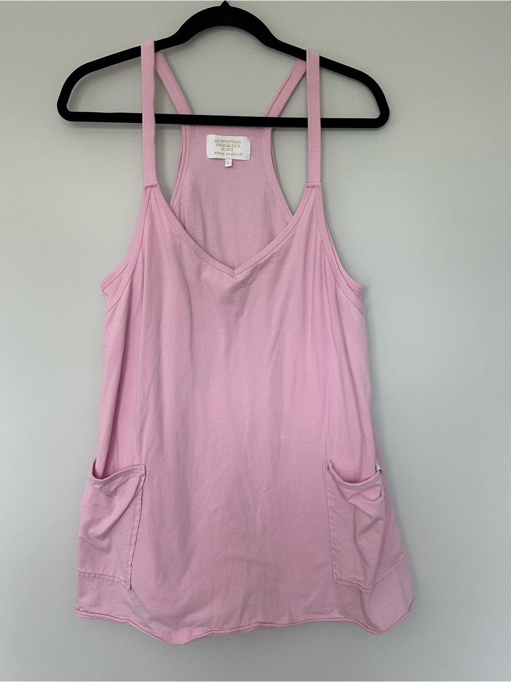 Simply Southern Women’s Large Pink Romper Built In Shorts Mini Dress athleisure